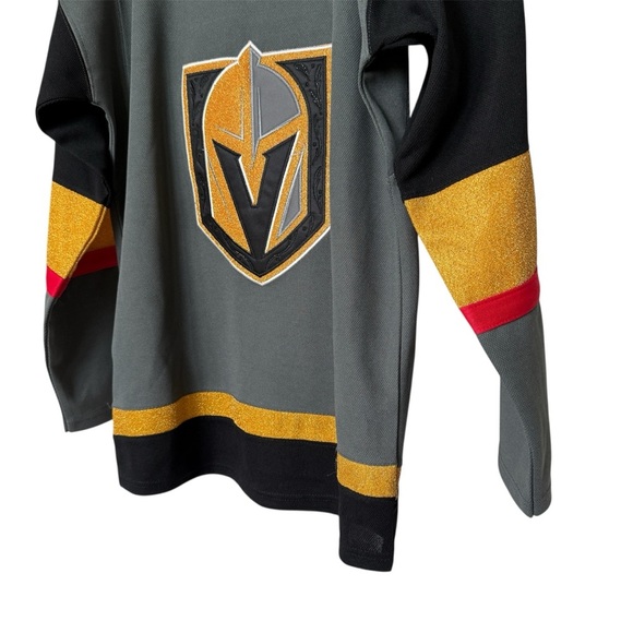 Vegas Golden Knights Adidas Hockey Jersey Marchessault #81 Size S/M Gray NHL - Picture 4 of 12